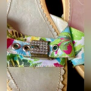 Vintage Joey O “Quito” Tropical Sandals size 10